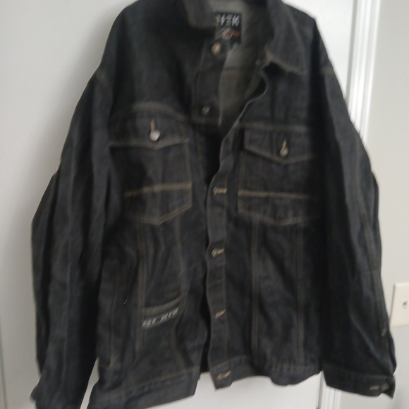 Vintage Y2K baggy Dtek Denim jacket men's XXL - Picture 5 of 12